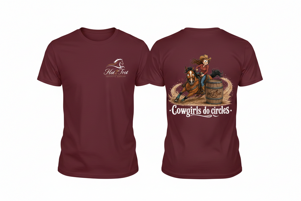 Cowgirls do circles short sleeved t-shirt