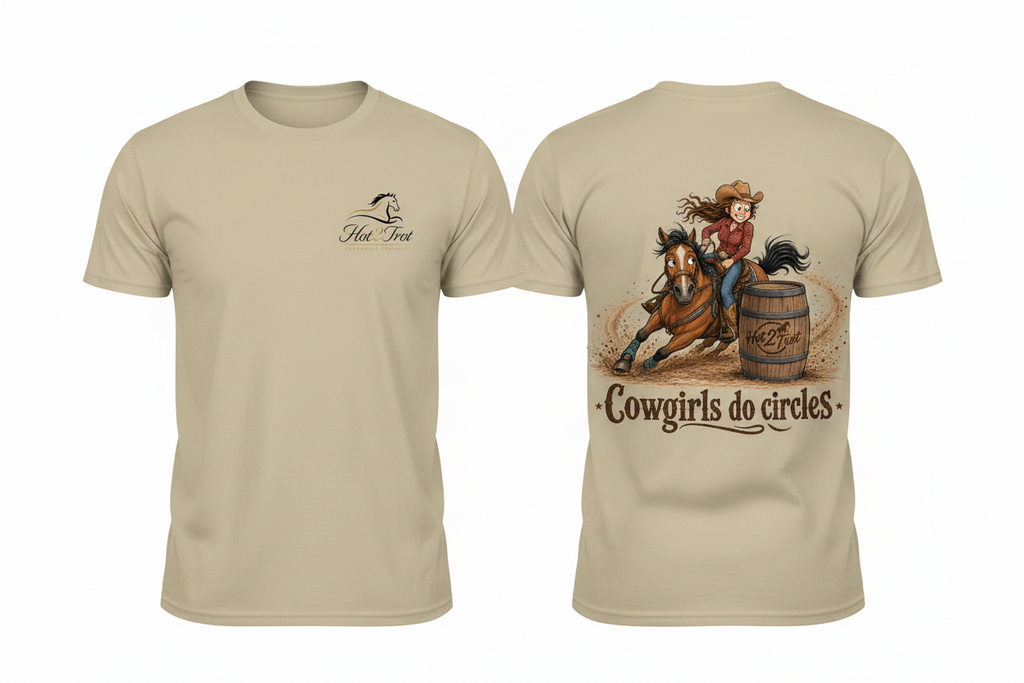 Cowgirls do circles short sleeved t-shirt